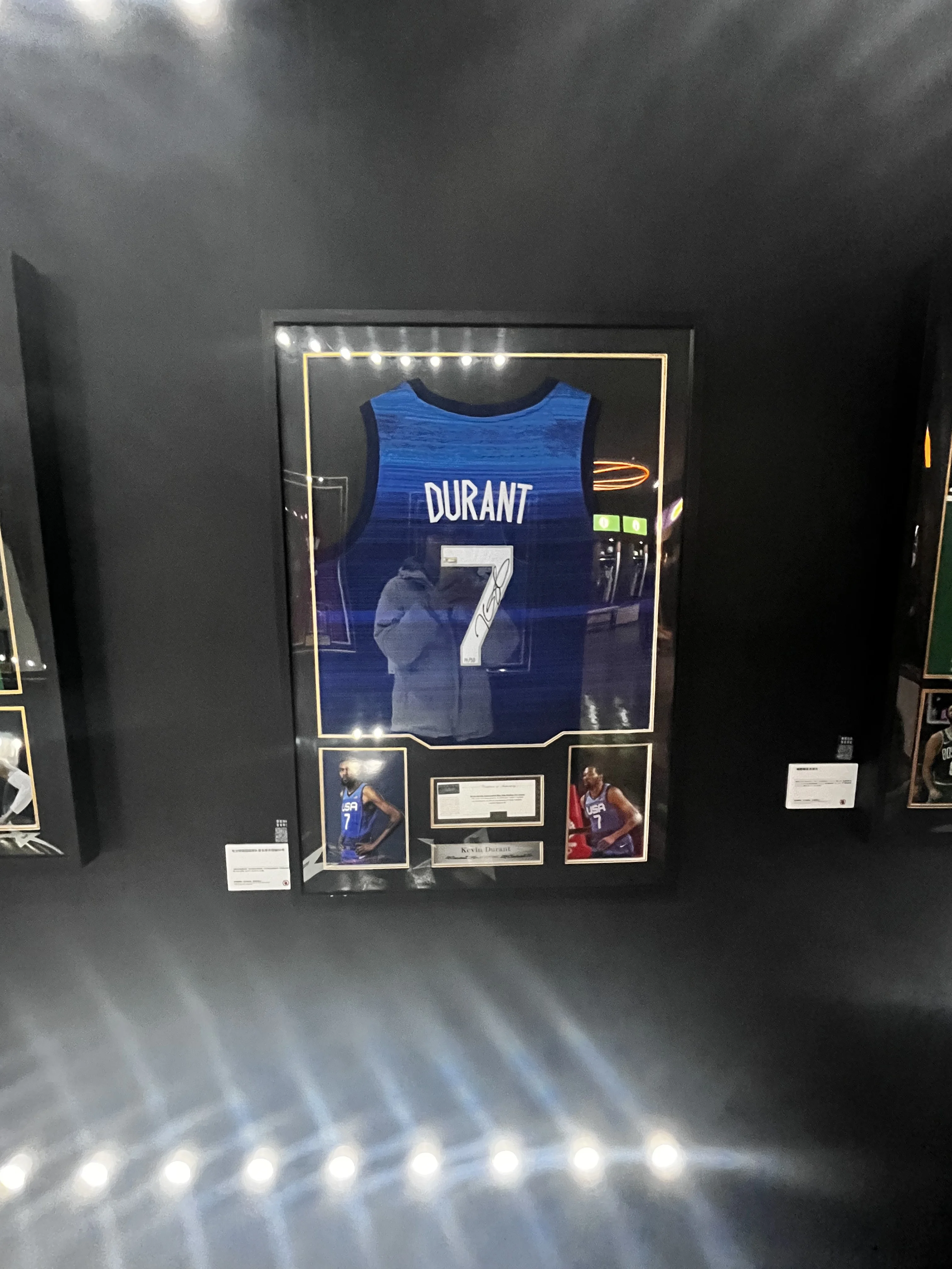 杜兰特签名球衣